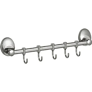 Планка с крючками для полотенец Haiba хром (HB1615-5) HB1615-5