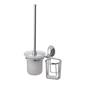 Ершик с держателем освежителя Haiba хром (HB1510-1) HB1510-1