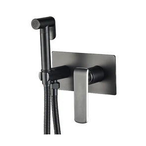 Гигиенический душ со смесителем Haiba черный (HB55548-7) HB55548-7