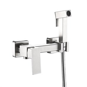 Гигиенический душ со смесителем Haiba сталь (HB5521) HB5521