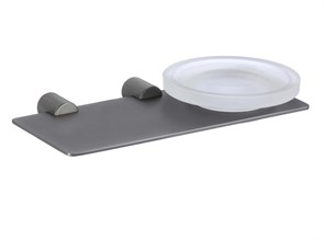 Мыльница стеклянная с настенным держателем Savol (S-002159Q) S-002159Q