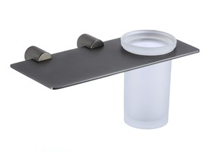 Стакан стеклянный с настенным держателем Savol (S-002158Q) S-002158Q
