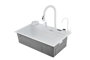 {{photo.Alt || photo.Description || 'Мойка кухонная с водопадом Savol (S-SC002W)'}}