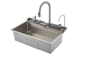 {{photo.Alt || photo.Description || 'Мойка кухонная с водопадом Savol (S-SC001L)'}}