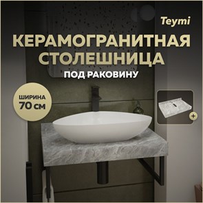 {{productViewItem.photos[photoViewList.activeNavIndex].Alt || productViewItem.photos[photoViewList.activeNavIndex].Description || 'Столешница под раковину керамогранитная 70 см Teymi Helmi цвет серый мрамор T150207'}}