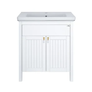 {{photo.Alt || photo.Description || 'Адель - 60 Тумба с 1 ящ. белая эмаль + раковина'}}