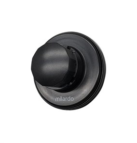 {{photo.Alt || photo.Description || 'Держатель, ABS пластик, черный матовый, Easy, Milardo, EASBWP0M58'}}