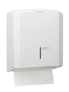 {{photo.Alt || photo.Description || 'Диспенсер для бумажных полотенец Mediclinics DT2106, настенный, вместимость: 400-600 полотенец (C/Z сложения), нержавеюсщая таль, белый'}}