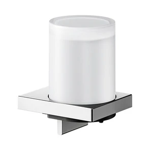 {{photo.Alt || photo.Description || 'САНКЦИЯ! KEUCO EDITION 90 SQUARE Дозатор жидкого мыла, настенный, нажимной, 180 мл, хром/белое матовое стекло'}}