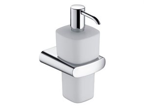 {{productViewItem.photos[photoViewList.activeNavIndex].Alt || productViewItem.photos[photoViewList.activeNavIndex].Description || 'Дозатор для жидкого мыла Keuco ELEGANCE 11654019000 в комплекте держателем и насосиком, стекло опаловое/хром'}}