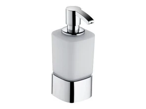 {{photo.Alt || photo.Description || 'Дозатор для жидкого мыла Keuco ELEGANCE 11653019001, для пенного мыла, в комплекте с держателем и насосиком, настольный, опаловое стекло/хром'}}