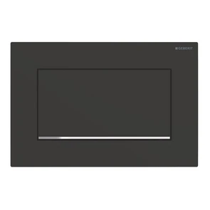 {{photo.Alt || photo.Description || '115.893.14.1 Смывная клавиша Geberit Sigma30, смыв/стоп, с креплением на винтах: черный матовый лак, легко чистящееся покрытие, глянцевый хром'}}