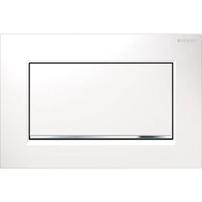 {{photo.Alt || photo.Description || '115.893.KJ.1 Смывная клавиша Geberit Sigma30, смыв/стоп, с креплением на винтах: белые, глянцевый хром'}}