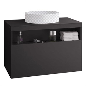 {{photo.Alt || photo.Description || 'Тумба под умывальник KEUCO STAGELINE, 32863970100, 800x550x490 мм, к/ф: вулканит (ламинир. матовый)/вулканит матовый (стекло)'}}