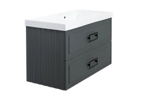 {{photo.Alt || photo.Description || 'Тумба под раковину LA FENICE  Cubo Grigio TWIN серый 100, FNC-01-CUB-G-100-2'}}