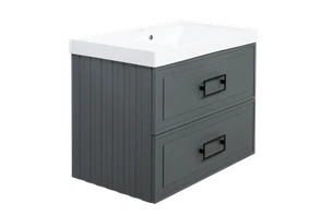 {{photo.Alt || photo.Description || 'Тумба под раковину LA FENICE  Cubo Grigio TWIN серый 80, FNC-01-CUB-G-80-2'}}