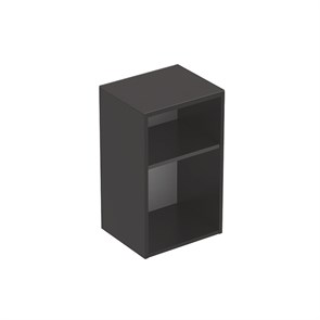 {{photo.Alt || photo.Description || 'Geberit Smyle SquareБоковой шкафчик низкий без дверцы с открытыми полочками, темно-серый матовый 500.358.JK.1'}}