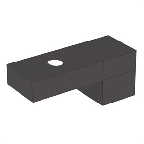 {{photo.Alt || photo.Description || 'Шкафчик для накладной раковины Geberit VariForm, с тремя выдвижными ящиками и сифоном: B=135см, H=55см, T=51см, темно-серый / лакированный матовый, темно-серый / матовый 501.190.00.1'}}