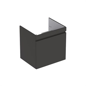 {{photo.Alt || photo.Description || 'Geberit Renova Plan Шкафчик под раковину Slim, с одним выдвижным ящиком и одним внутренним выдвижным ящиком, 58.8х58.5 см, темно-серый матовый 869561000'}}