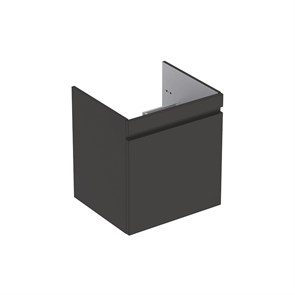 {{photo.Alt || photo.Description || 'Geberit Renova Plan Шкафчик под раковину Slim, с одним выдвижным ящиком и одним внутренним выдвижным ящиком, 53.8х58.5 см, темно-серый матовый 869556000'}}