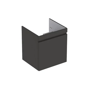 {{photo.Alt || photo.Description || 'Geberit Renova Plan Шкафчик под раковину Slim, с одним выдвижным ящиком и одним внутренним выдвижным ящиком, 53.8х58.5 см, темно-серый матовый 869556000'}}