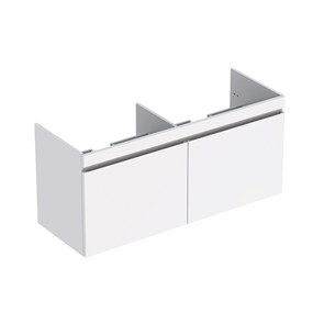 {{photo.Alt || photo.Description || 'Geberit Renova Plan Шкафчик для двойной раковины Slim, с двумя выдвижными ящиками и двумя внутренними выдвижными ящиками, 129х58.5 см, белый глянец 869530000'}}