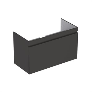 {{photo.Alt || photo.Description || 'Geberit Renova Plan Шкафчик под раковину Slim, с одним выдвижным ящиком и одним внутренним выдвижным ящиком, 98.8x58.5 см, темно-серый матовый 869501000'}}