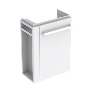 {{photo.Alt || photo.Description || 'Geberit Renova Compact Шкафчик под раковину, 448х604х222 мм, с держателем для полотенец слева, корпус белый матовый, фасад белый глянец 862250000'}}