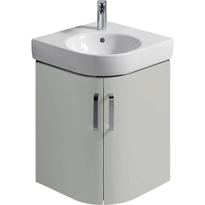 {{photo.Alt || photo.Description || 'Geberit Renova Compact Шкафчик под раковину угловой, 690х604 мм, длина стороны 482 мм, корпус светло-серый матовый, фасад светло-серый глянец 862151000'}}