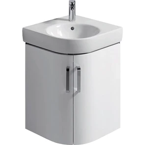 {{photo.Alt || photo.Description || 'Geberit Renova Compact Шкафчик под раковину угловой, 690х604 мм, длина стороны 482 мм, корпус белый матовый, фасад белый глянец 862150000'}}
