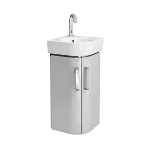 {{photo.Alt || photo.Description || 'Geberit Renova Compact Шкафчик под раковину угловой, 425х604 мм, длина стороны 305 мм, корпус светло-серый матовый, фасад светло-серый глянец 862133000'}}