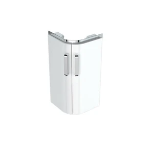 {{photo.Alt || photo.Description || 'Geberit Renova Compact Шкафчик под раковину угловой, 425х604 мм, длина стороны 305 мм, корпус белый матовый, фасад белый глянец 862132000'}}