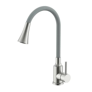 {{photo.Alt || photo.Description || 'Смеситель Splenka S201.4307.05 для кухни 2-х режимный гибкий поворотный излив, сатин'}}