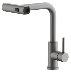 {{photo.Alt || photo.Description || 'Смеситель для кухни BELZ выдвижной оружейная сталь (B74811-3)'}}