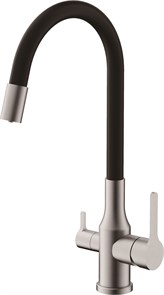 {{photo.Alt || photo.Description || 'Смеситель для кухни BELZ корпус сатин излив черный (B76814-1)'}}