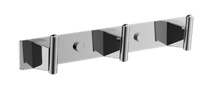 Планка с 3-мя крючками BELZ хром (B91115-3) B91115-3