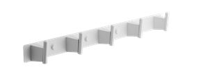 Планка с 5-ю крючками BELZ белый (B91515-5) B91515-5