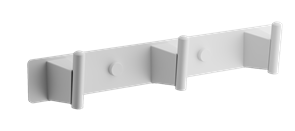 Планка с 3-мя крючками BELZ белый (B91515-3) B91515-3