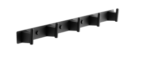 Планка с 5-ю крючками BELZ черный (B91415-5) B91415-5