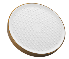 Лейка верхнего душа BELZ D=255мм, брашированное золото (BD01-5) BD01-5