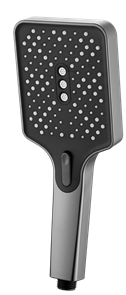 Душевая лейка BELZ 3-режима, оружейная сталь (BS02-3) BS02-3
