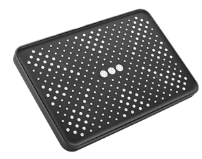 Лейка верхнего душа BELZ 305мм x 205мм, оружейная сталь (BD02-3) BD02-3