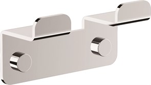 Планка с 2-мя крючками BELZ цвет: хром (B9002) B9002