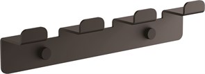 Планка с 4-мя крючками BELZ цвет: черный (B9004-7) B9004-7