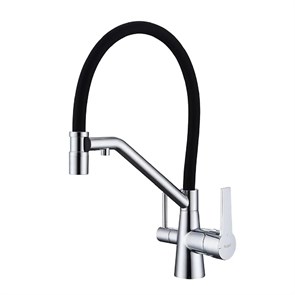 {{photo.Alt || photo.Description || 'Смеситель Raglo для кухни с подключением к фильтру съёмный гибкий излив с магнитным фиксатором, хром (R80.62)'}}