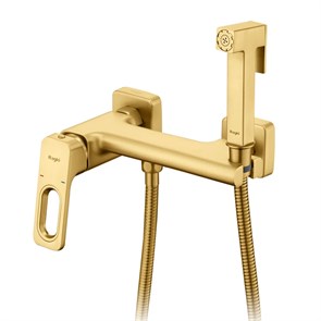 {{photo.Alt || photo.Description || 'Смеситель Raglo с гигиеническим душем настенный, сатин золотой (R51.51.03)'}}