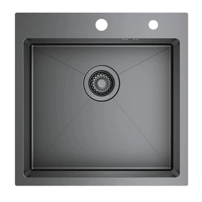 {{photo.Alt || photo.Description || 'Кухонная мойка Raglo R700.5050.09 из стали в базу от 50см, графит'}}