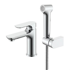 {{photo.Alt || photo.Description || 'Смеситель Raglo для раковины с гигиеническим душем монолитный, хром (R03.12)'}}