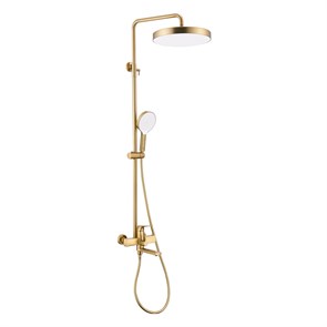 {{photo.Alt || photo.Description || 'Душевая система Raglo для ванны и душа излив поворотный 20 см, сатин золотой (R07.24.03)'}}