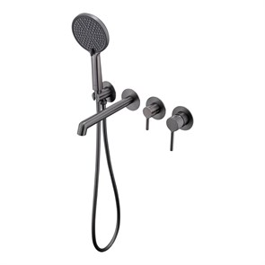 {{photo.Alt || photo.Description || 'Смеситель Raglo для ванны встраиваемый излив монолитный 20 см, графит (R20.32.09)'}}